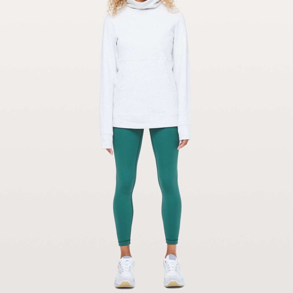 Lululemon Wunder Under Hi-Rise 7/8 Tight 25" Green Jasper Sz 4 Luxtreme $98